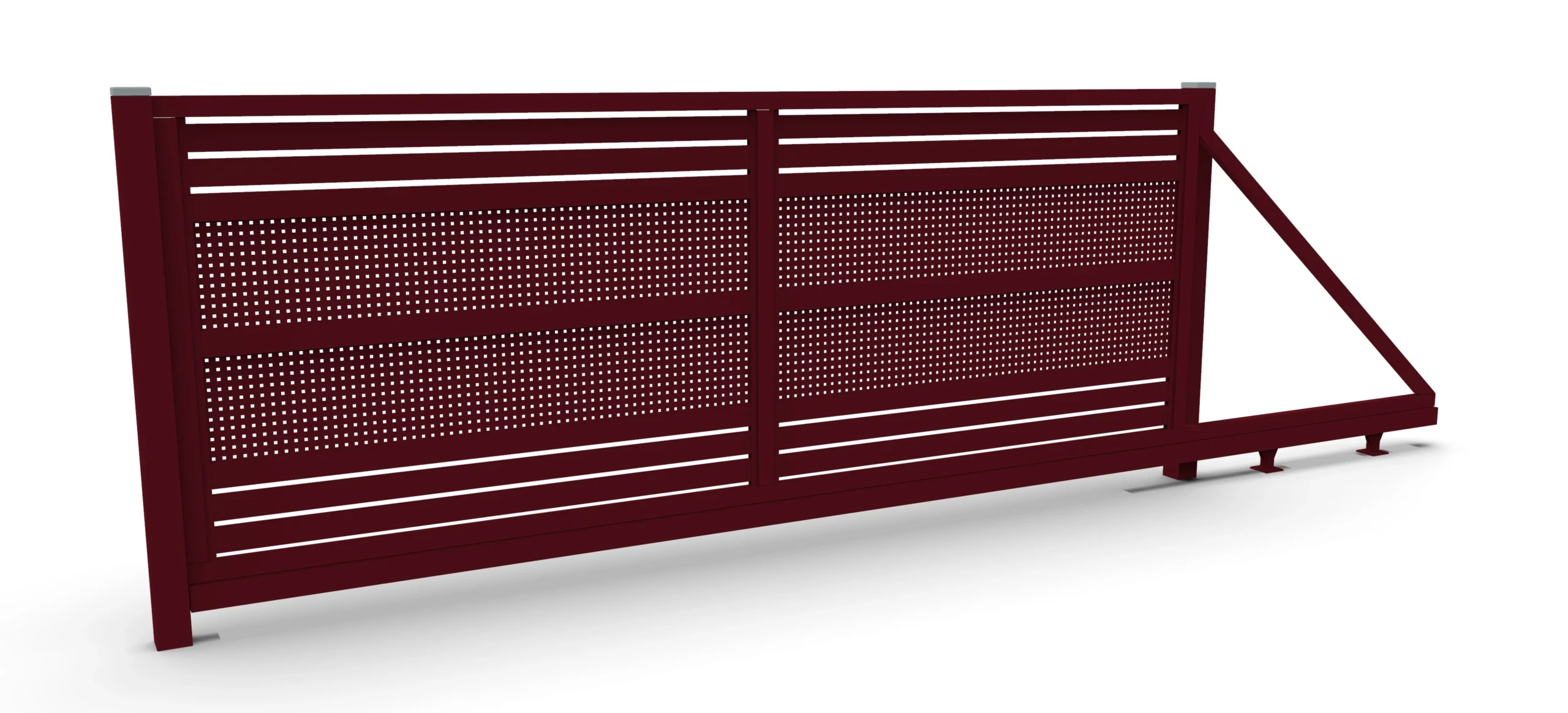 brama wjazdowa dwuskrzydłowa