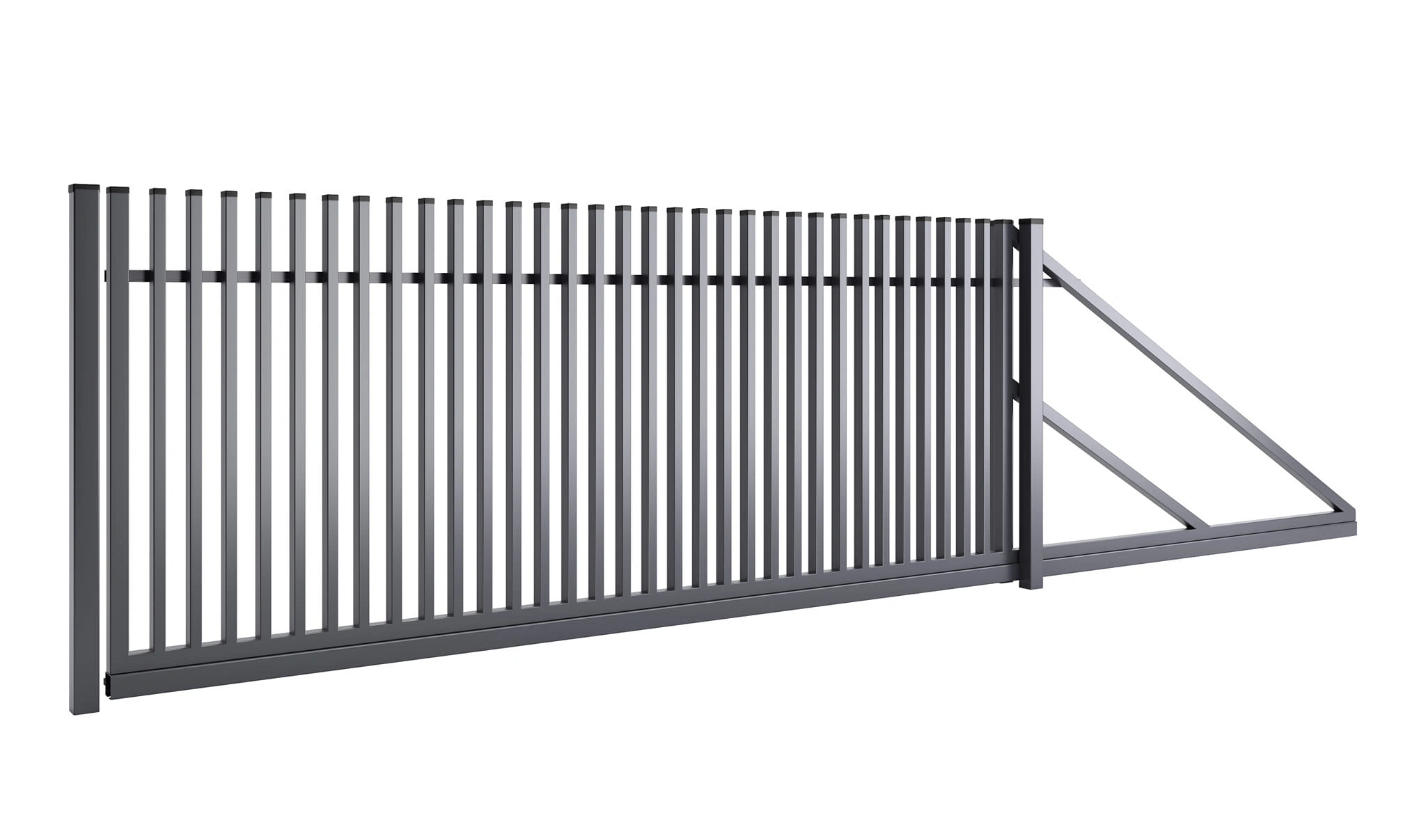 brama wjazdowa dwuskrzydłowa