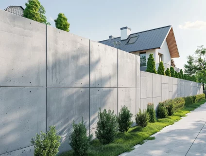 rzecki_modern_solid_concrete_fence_in_Poland_large_grey_prefab__b636eb38-8764-49fe-a556-25b8b768df8a zdjęcie - Ogrodzenia betonowe
