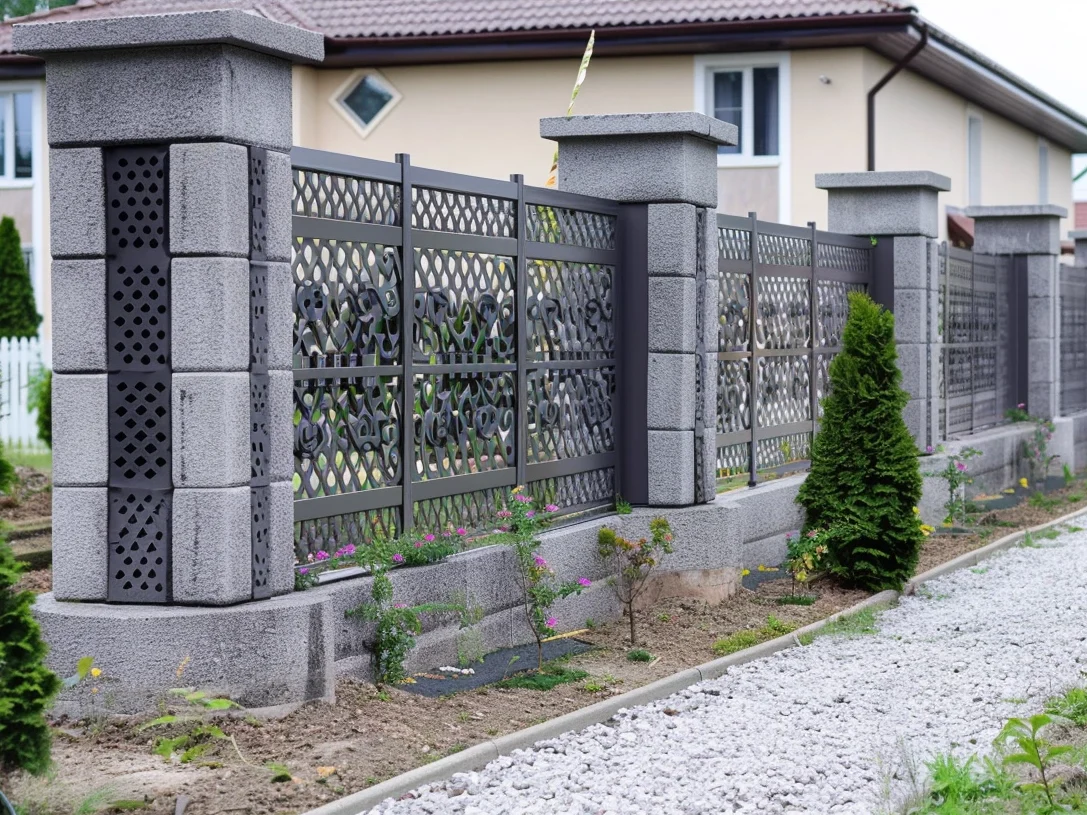 ogrodzenia z bloczków betonowych
